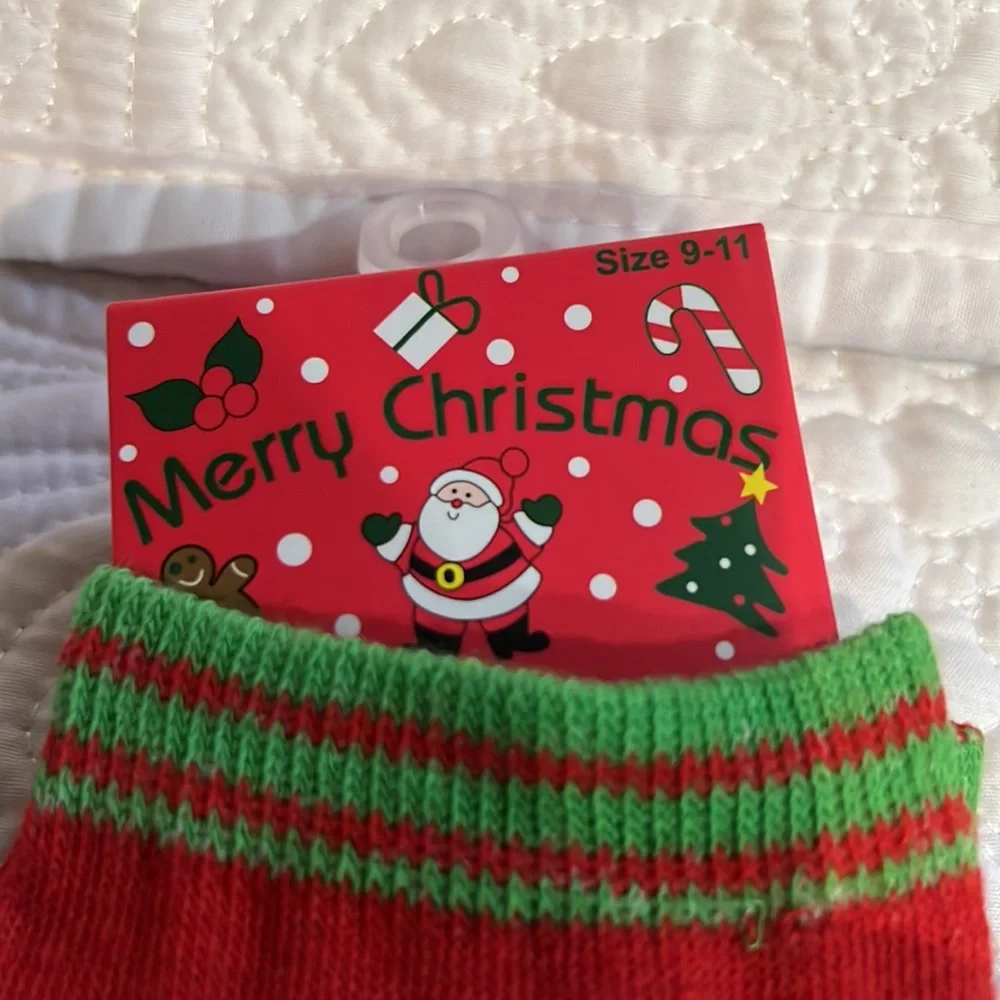 2‎ pair holiday socks, new
